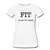 Women’s FIT (Fuck I'm Tired) Logo Tee White - white
